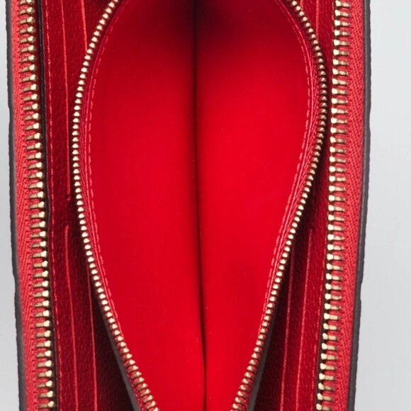 Louis Vuitton Cerise Monogram Empreinte Leather Clemence Wallet - Picture 7 of 9